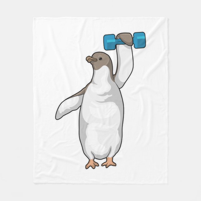 Couverture Polaire Pingouin Fitness Dumbbell (Devant)