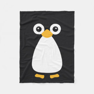 Couverture Polaire Pingouin vectoriel mignon