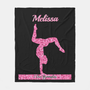 Couverture Polaire Pink Gymnastique Fille Éperche Balancier