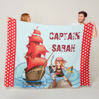 Pirate Girl Boat points mignons