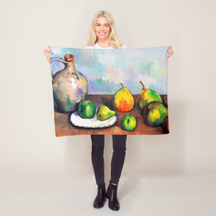 Couverture Polaire Pitcher et Fruit, Paul Cezanne