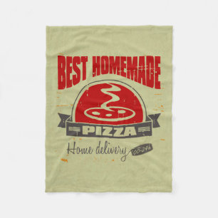 Couverture Polaire Pizza