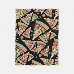 Couverture Polaire Pizza Party de luxe
