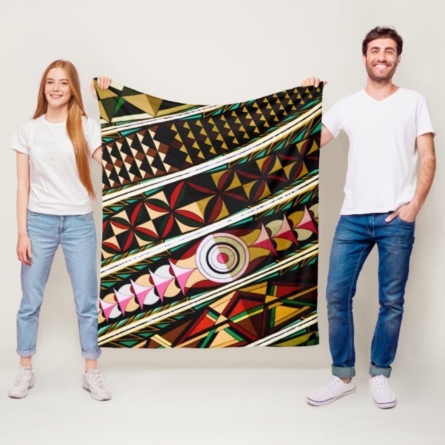 Couverture Polaire Plafond espagnol coloré (En situation)