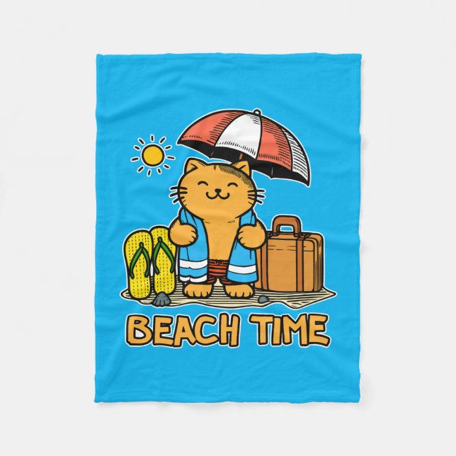 Couverture Polaire Plage 1 (Devant)