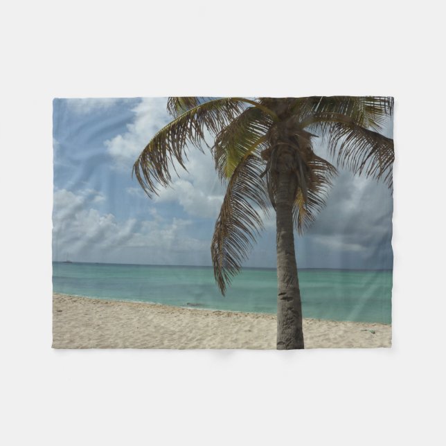 Couverture Polaire Plage d'Aruba I Belle Scène Nature (Devant (Horizontal))