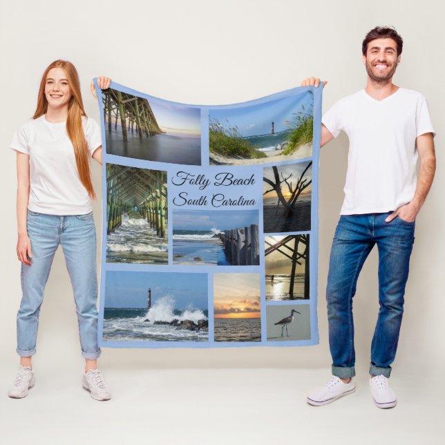 Couverture Polaire Plage de folie (En situation)