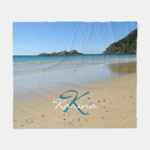 Couverture Polaire Plage personnalisée