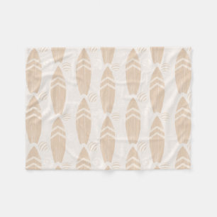 Couverture Polaire Plage Surfboard Bébé Neutral Fleece Blanket