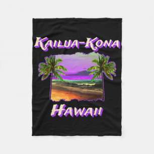 Couverture Polaire Plages De Kailua-kona Hawaii 1