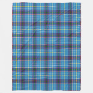 Couverture Polaire Plaid bleu, Texas State tartan