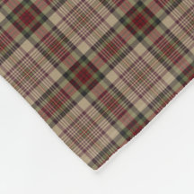 Plaid de Tan, rouge et vert