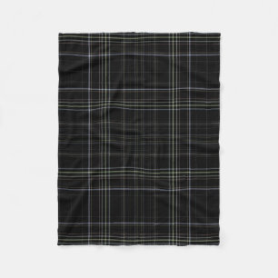 Couverture Polaire Plaid noir