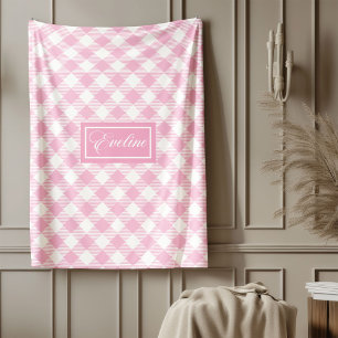 Couverture Polaire Plaid Pastel Personnalisé Élégant Design de Couver