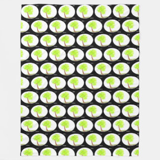 Couverture Polaire plaid peinture d'arbre km 3D
