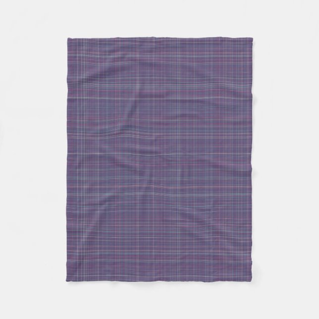 Couverture Polaire Plaid pourpre (Devant)