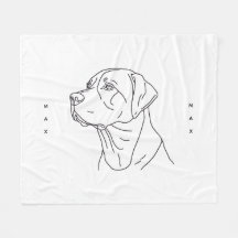 Plaidoyer de Labrador Retriever en ligne artistiqu