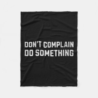 Couverture Polaire Plain Faites Quelque Chose - Kamala Harris - Tim W