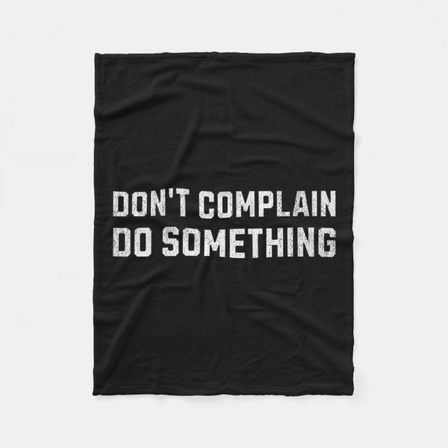 Couverture Polaire Plain Faites Quelque Chose - Kamala Harris - Tim W (Devant)