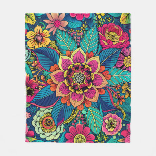 Couverture Polaire Plaisir Floral