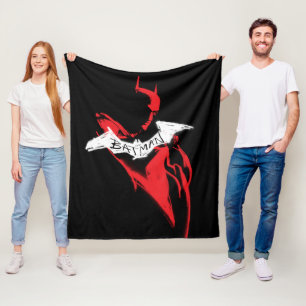 Couverture Polaire Plan de Batman Spraypaint