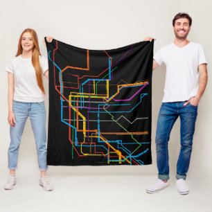 Couverture Polaire Plan du métro de la ville