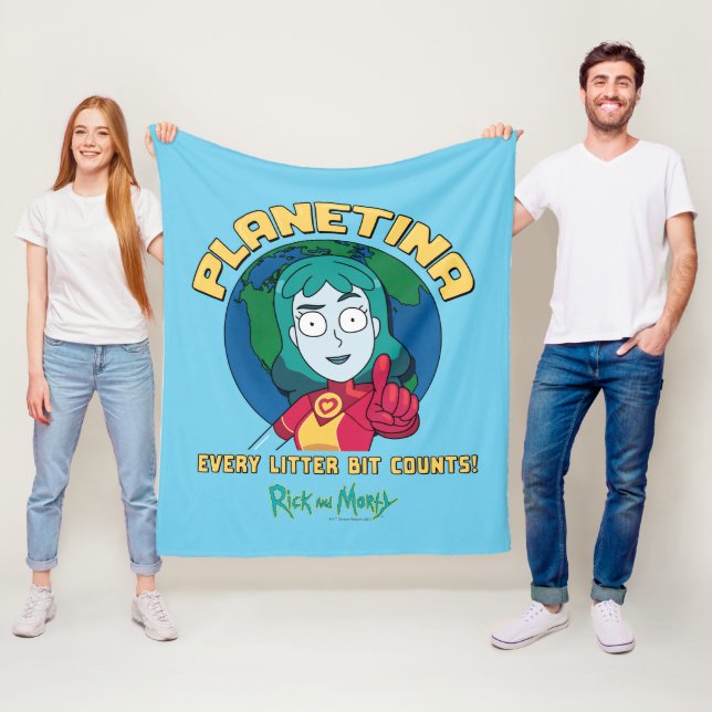 Couverture Polaire Planetina - Chaque Bit De Litter Compte (En situation)