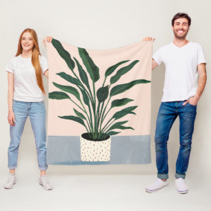 Couverture Polaire Plante d'intérieur