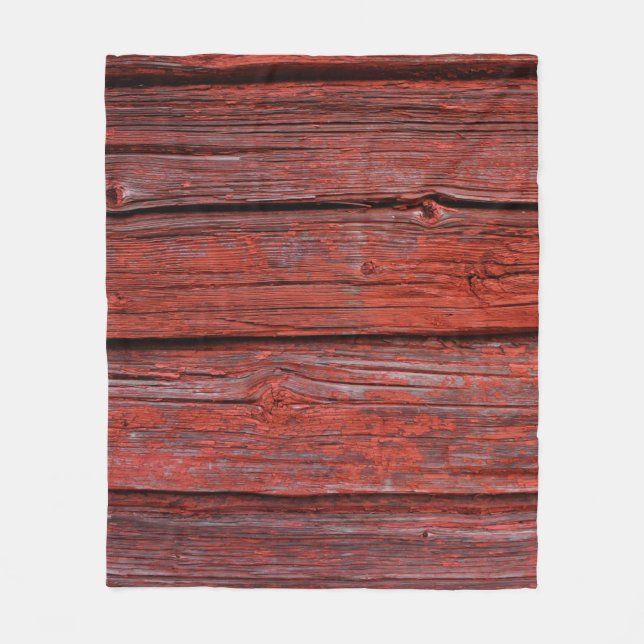 Couverture Polaire Plaque Brown en bois (Devant)