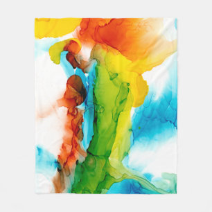 Couverture Polaire Plume primaire - Aquarelles