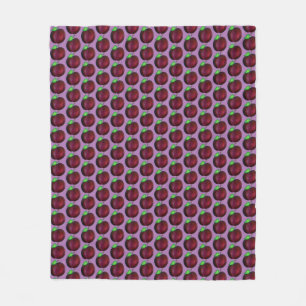 Couverture Polaire Plums Ried Été Purple Plum Fruit Imprimer
