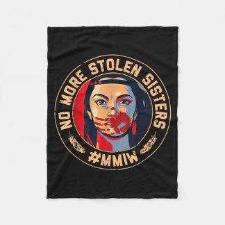 Couverture Polaire -Plus de Soeur Volée Main Rouge Mmiw Sensibilisati