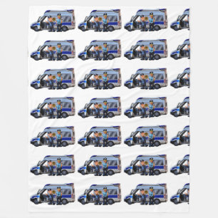 Couverture Polaire PM Police Police Enforcement Academy Grand Car