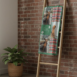 Couverture Polaire Poignée Plaid Poiggle Animal Quatre Grille Photo