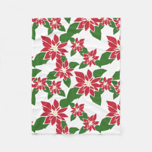 Couverture Polaire Poinsettia