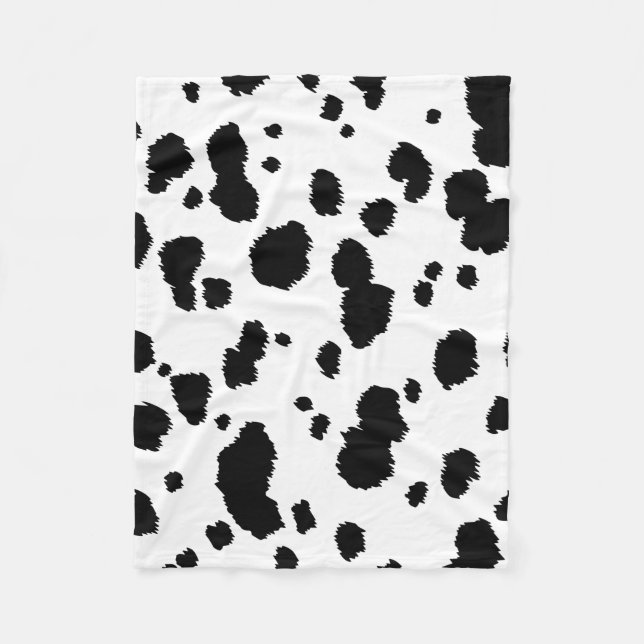 Couverture Polaire Points Dalmatiens Points Motifs Chien Dalmation Po (Devant)