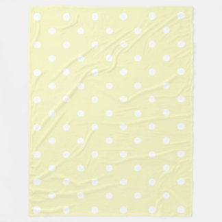 Couverture Polaire Points Jaunes Bébé