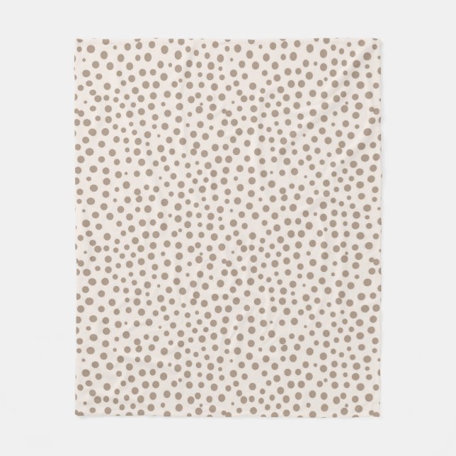 Couverture Polaire Points miel (Devant)