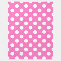 Pois blancs sur rose