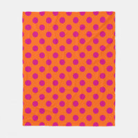 Pois Fuchsia orange