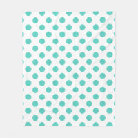 Pois turquoise