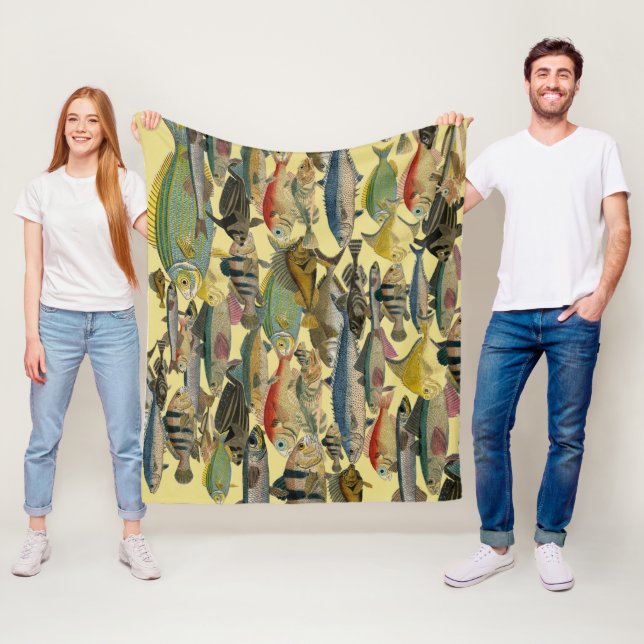 Couverture Polaire Poisson Océanique Pêche Tropical Poisson Exotique  (En situation)