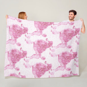 Couverture Polaire Poisson rose Bébé Enfants