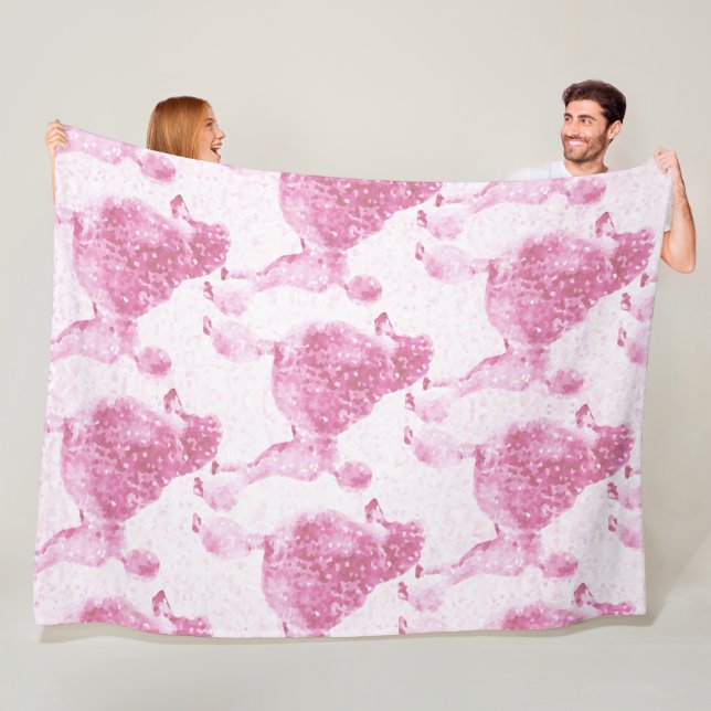 Couverture Polaire Poisson rose Bébé Enfants (En situation)