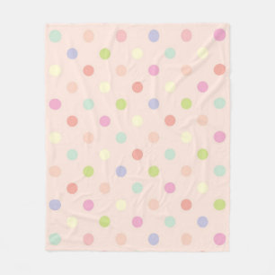 Couverture Polaire Polka dot