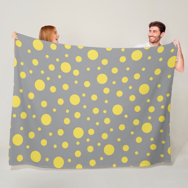 Couverture Polaire Polka Dot Pattern (En situation)