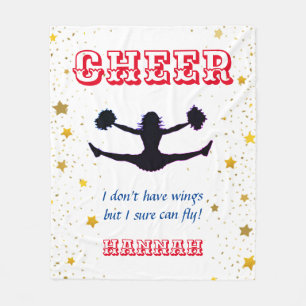 Couverture Polaire Pom-pom girl Flyer Gold Stars