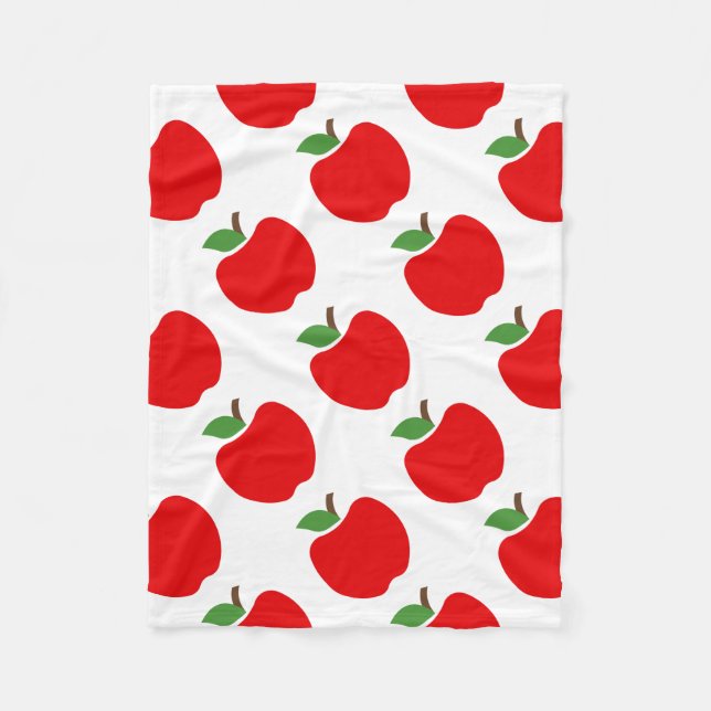 Couverture Polaire Pommes (Devant)