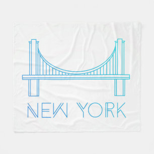 Couverture Polaire Pont de Brooklyn New York City