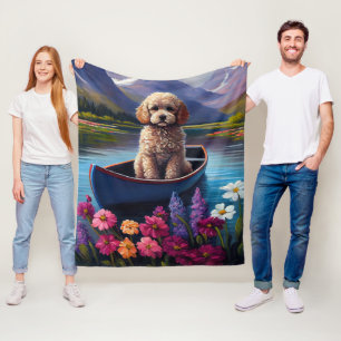 Couverture Polaire Poodle sur une pagaie : une aventure Pittoresque